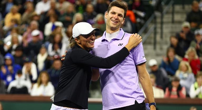 Iga Swiatek e Hubert Hurkacz (BNP Paribas)