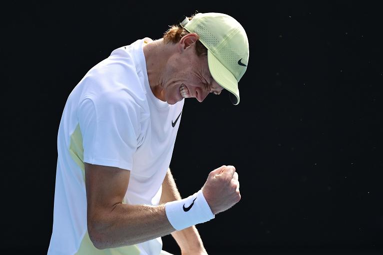 La forza di Jannik Sinner (Foto Getty Images)