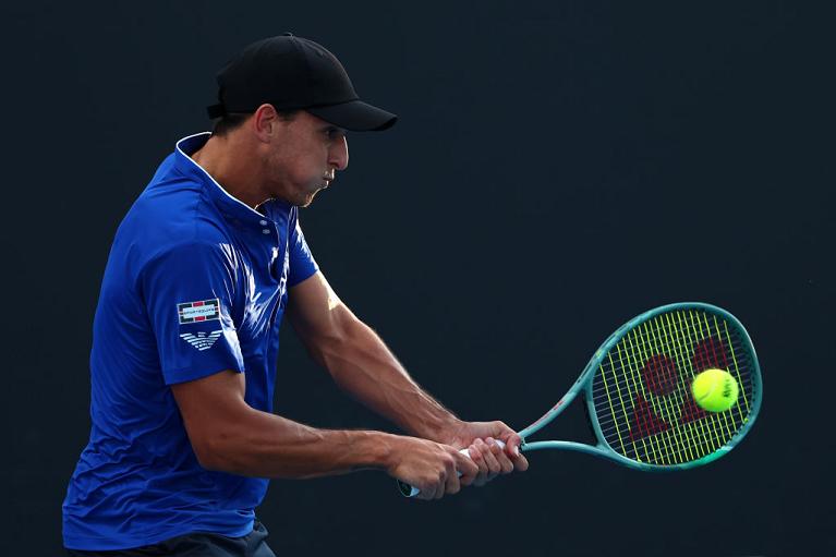 Darderi colpisce di rovescio (Getty Images)