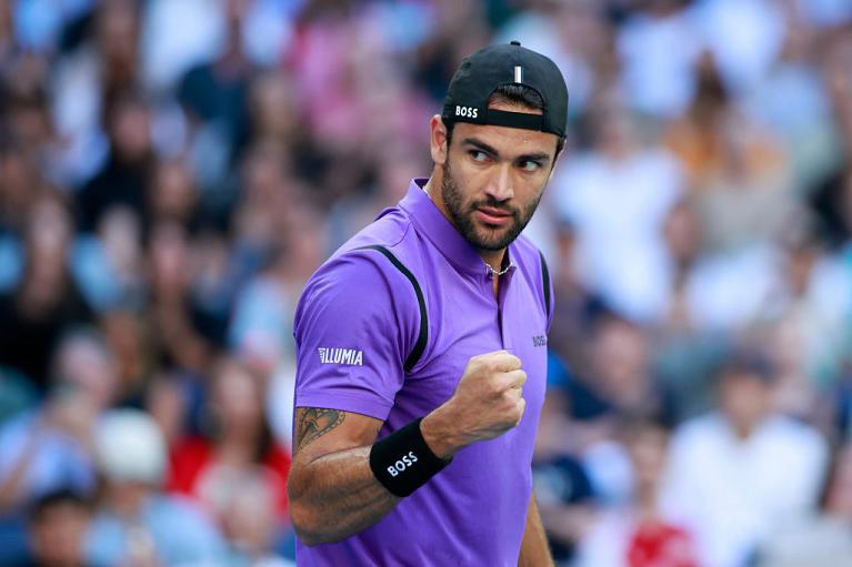 Un'esultanza di Matteo Berrettini (Getty Images)