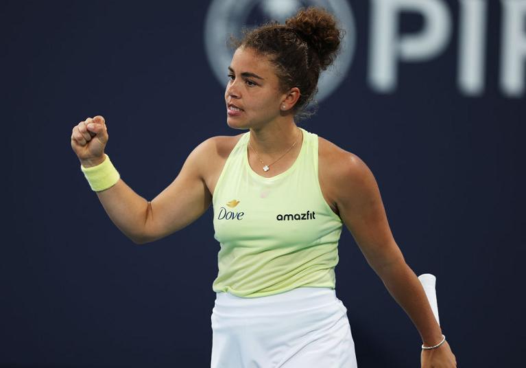 La grinta di Jasmine Paolini (foto Getty Images)