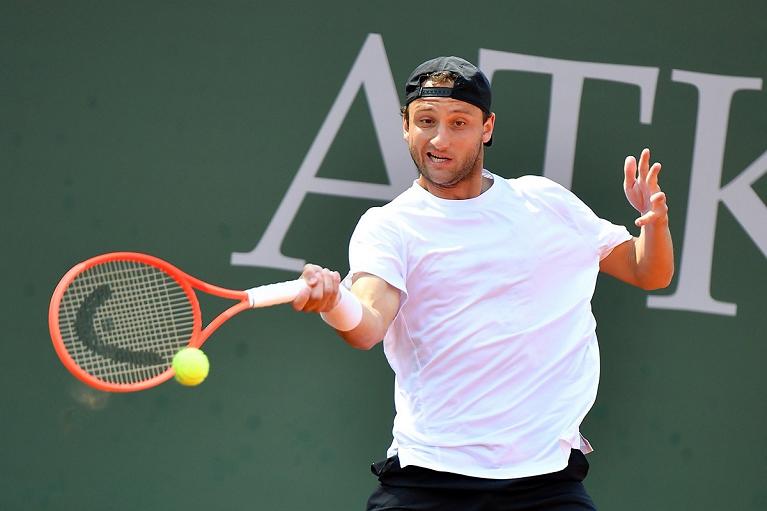 Federico Arnaboldi, classe 2000 da Cantù, è il primo azzurro ai quarti di finale dell’Atkinsons Monza Open 25 (foto Francesco Panunzio)