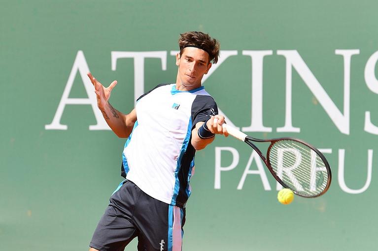 Matteo Gigante, romano classe 2002, ha superato il primo turno dell'Atkinsons Monza Open 25 battendo in rimonta Pietro Fellin (foto Francesco Panunzio)