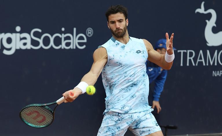 Andrea Pellegrino colpisce di diritto (foto Master Group Sport)