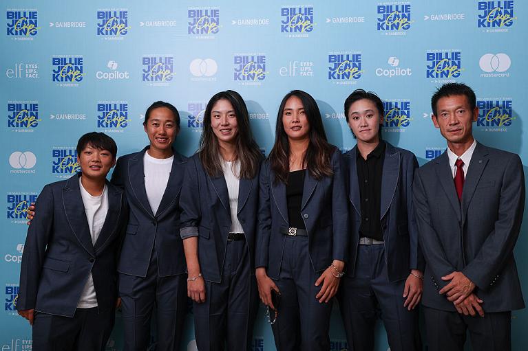 La nazionale della Cina alle Billie Jean King Cup Finals 2025 (Getty Images)