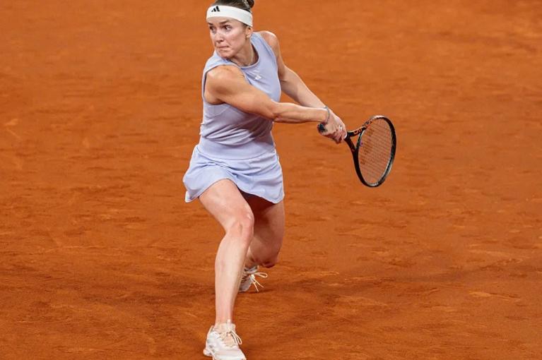 Elina Svitolina in azione