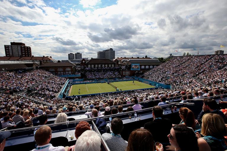 Una panoramica dello stadio del Queen's Club di Londra (Getty Images)