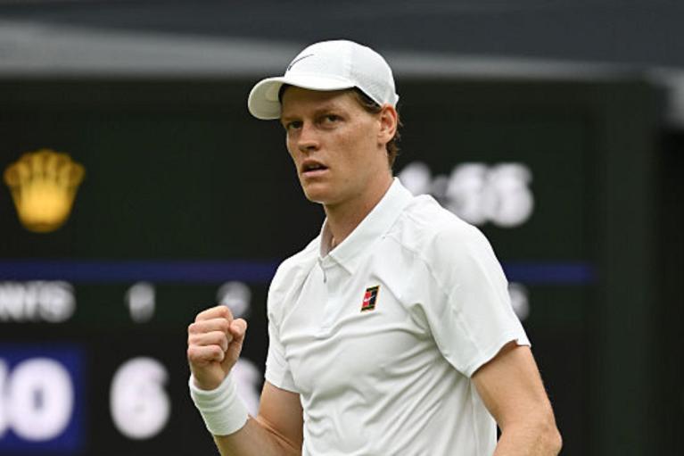 L'esultanza di Jannik Sinner (Getty Images)
