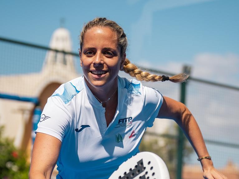 Chiara Pappacena in azione ai FIP European Padel Championships (Foto FIP)