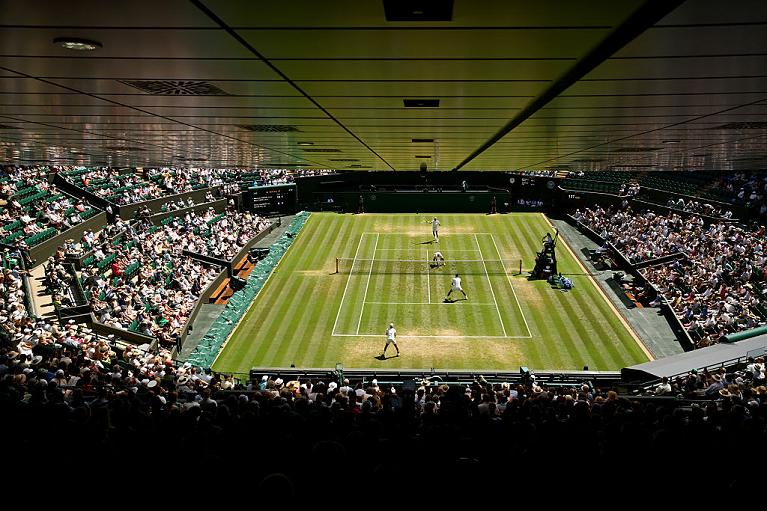 Il Centre Court dell'AELTC (Getty)