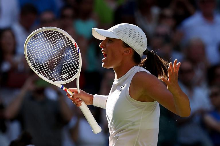 Tutta la gioia di Iga Swiatek (foto Getty Images)