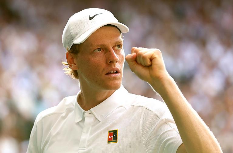 Jannik Sinner esulta (Getty Images)