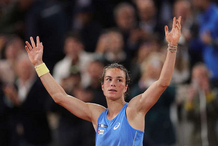 Tutta la felicità di Lois Boisson (foto Getty Images)