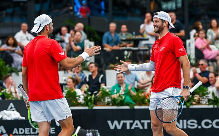 Andrea Vavassori e Simone Bolelli (Getty)