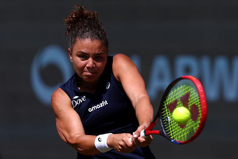 Jasmine Paolini in azione (foto Getty Images)