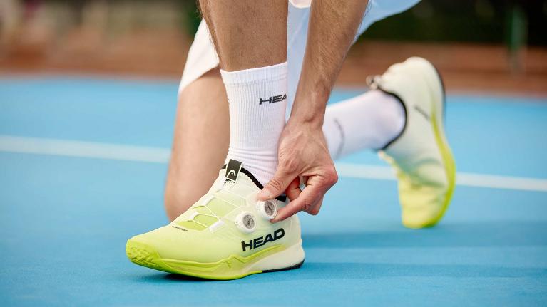 Le nuove scarpe da tennis Head Endure con l'allacciatura BOA