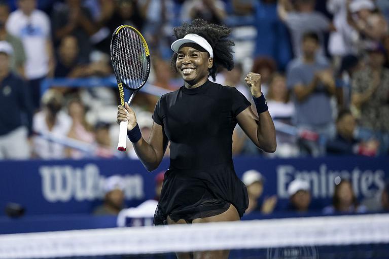 L'esultanza di Venus Williams a Washington (Getty Images)