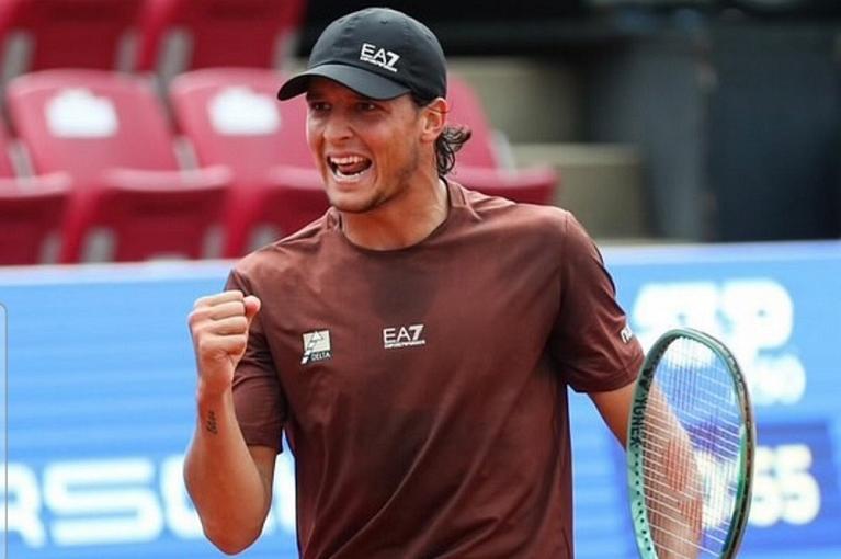 Tutta la grinta di Luciano Darderi