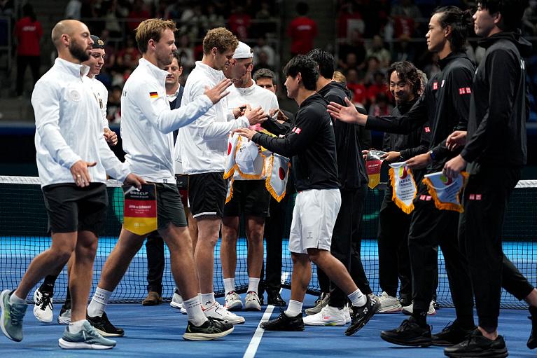 Coppa Davis, la gioia della squadra tedesca (Getty Images)