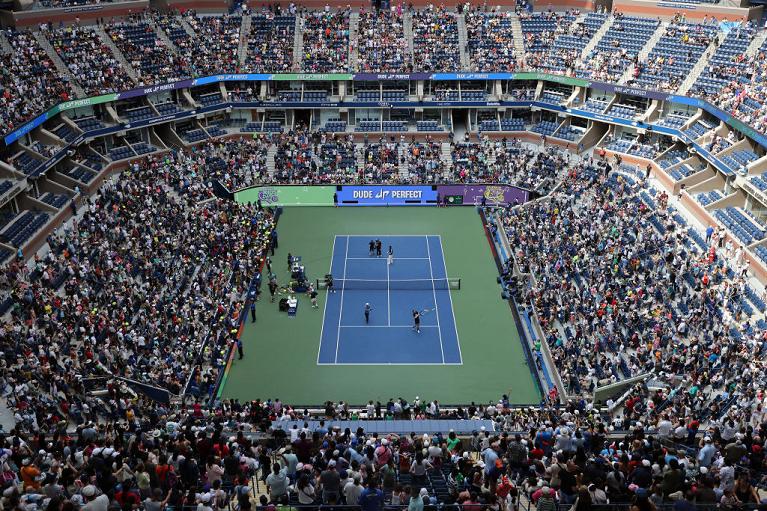 Una foto dell'Arthur Ashe Stadium a Flushing Meadows (Getty Images)