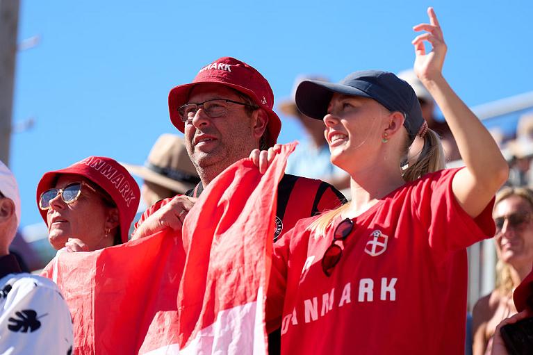 Tifosi danesi in Coppa Davis (Getty Images)