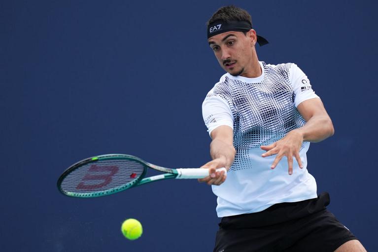 Lorenzo Sonego in azione (foto Getty Images)