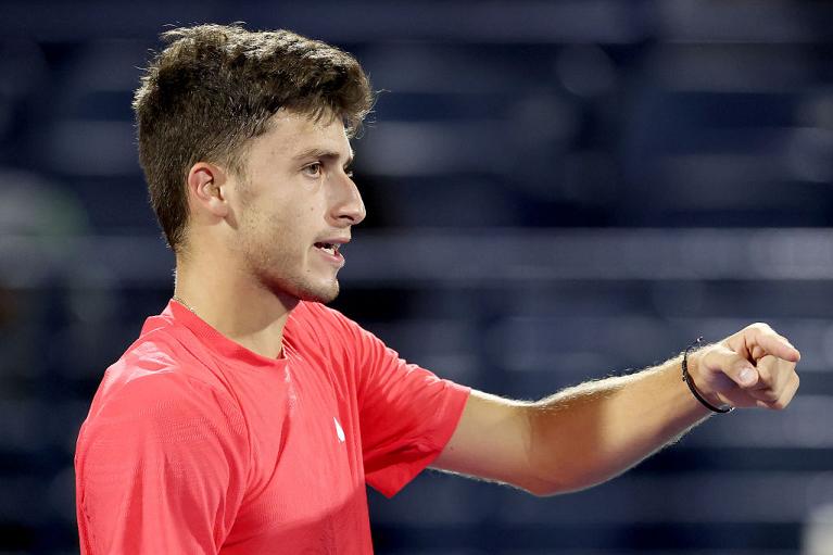 Un primo piano di Luca Nardi (Getty Images)