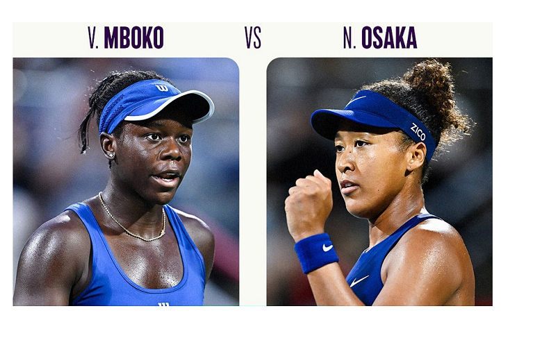 Victoria Mboko e Naomi Osaka (foto profilo X WTAtennis)