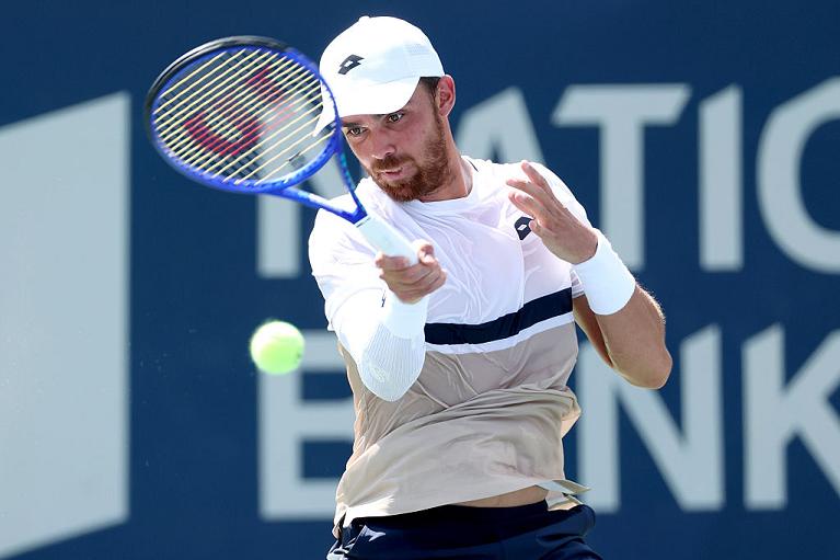 Bonzi in azione col dritto (Getty Images)