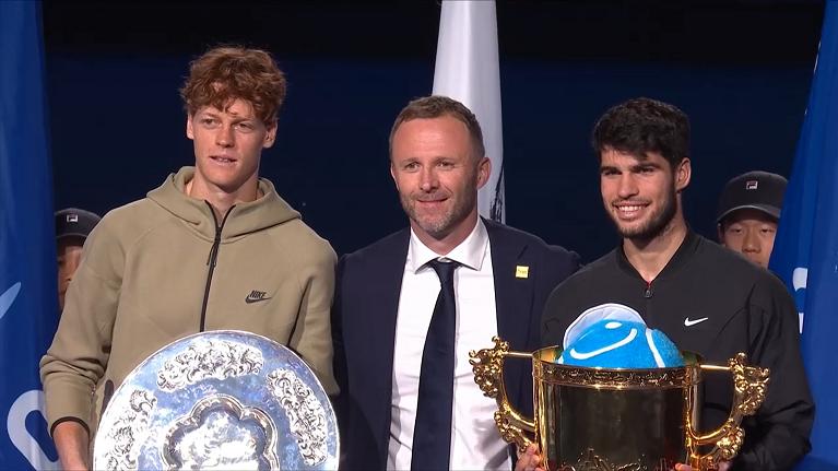 La premiazione della finale del China Open 2024