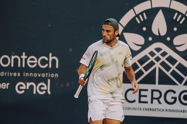 La grinta di Stefano Travaglia (foto Serafini)