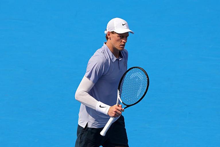 La concentrazione di Jannik Sinner (Getty Images)