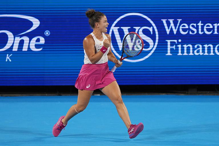 La grinta di Jasmine Paolini (Getty Images)