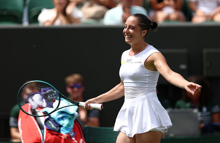 Tutta la gioia di Elisabetta Cocciaretto (foto Getty Images)