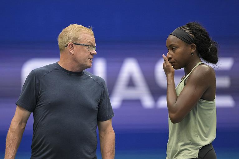 Gavin McMillan e Coco Gauff allo US Open (Foto USTA)