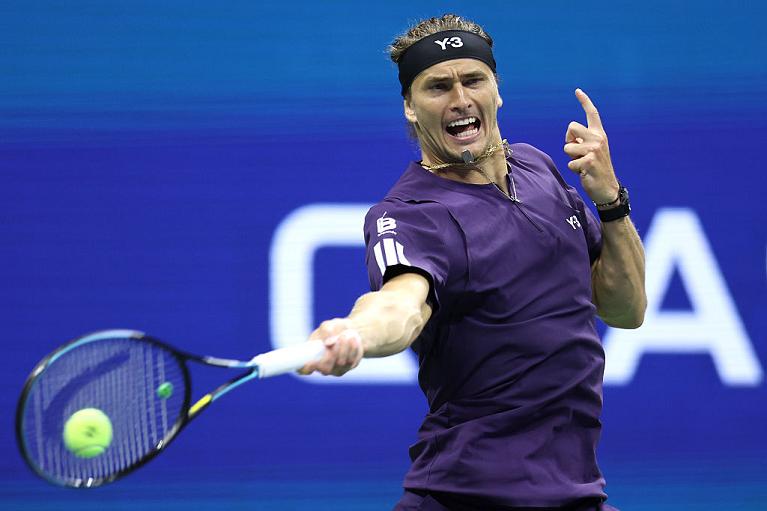 Il diritto di Alexandeer Zverev (foto Getty Images)