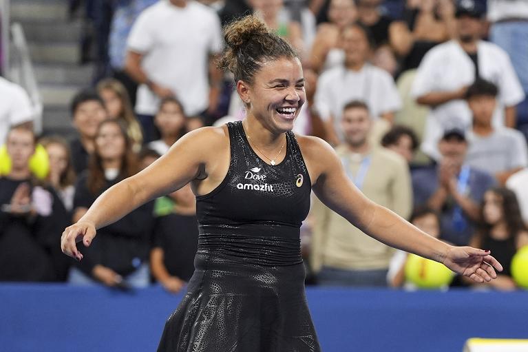 La gioia di Jasmine Paolini allo US Open (Foto USTA)