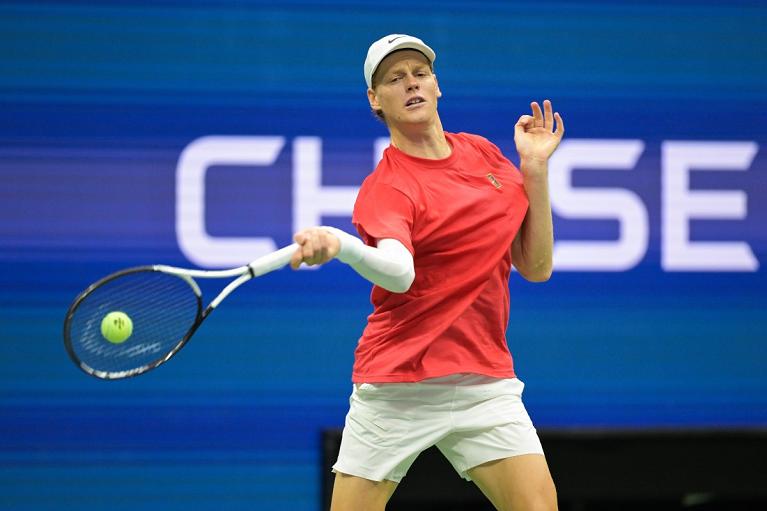 Sinner in allenamento allo US Open (Foto USTA)