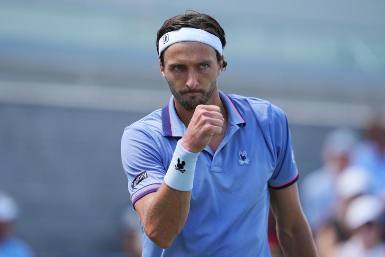 La carica di Arthur Rinderknech (Foto USTA)