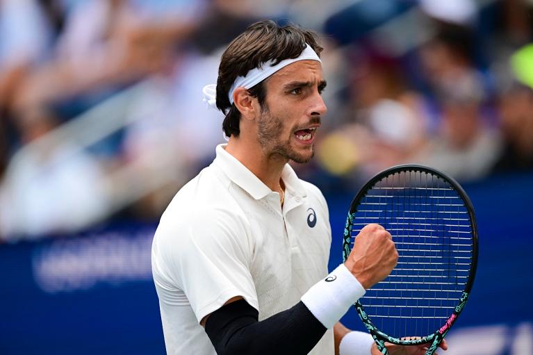 La carica di Lorenzo Musetti (Foto USTA)