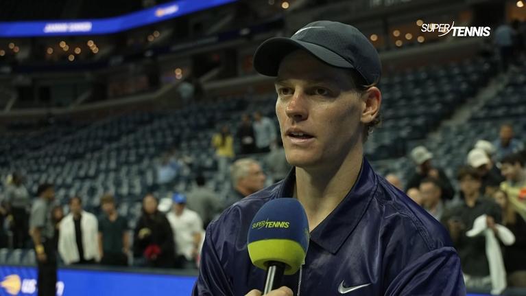 US Open, Jannik Sinner ai microfoni di SuperTennis