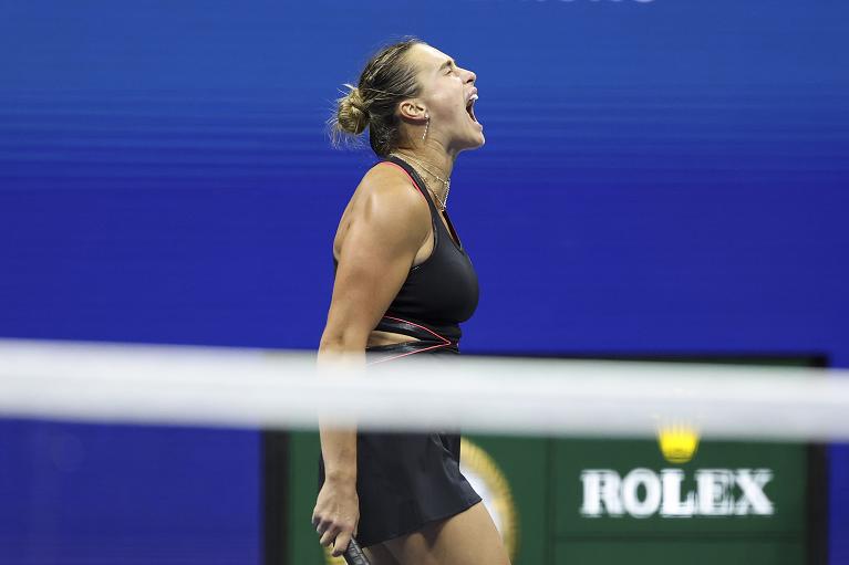US Open, l'esultanza di Aryna Sabalenka (Foto USTA)