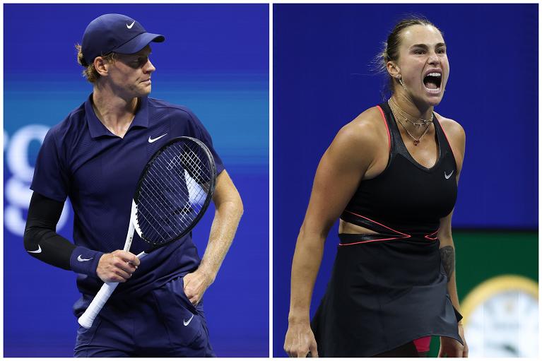 Sinner e Sabalenka (Getty Images)