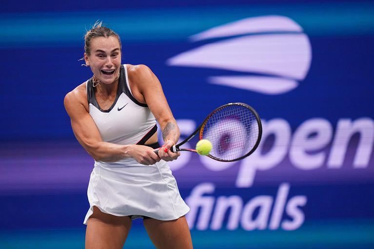 US Open, il rovescio di Aryna Sabalenka (Foto USTA)