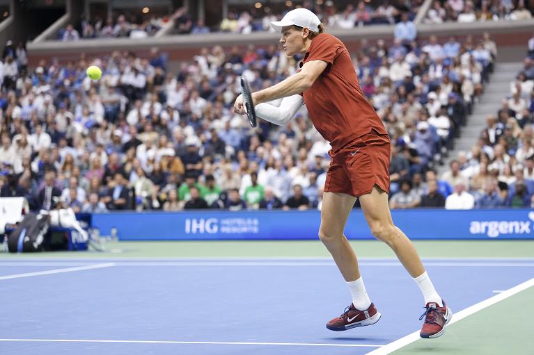 US Open, il rovescio di Jannik Sinner (Foto USTA)