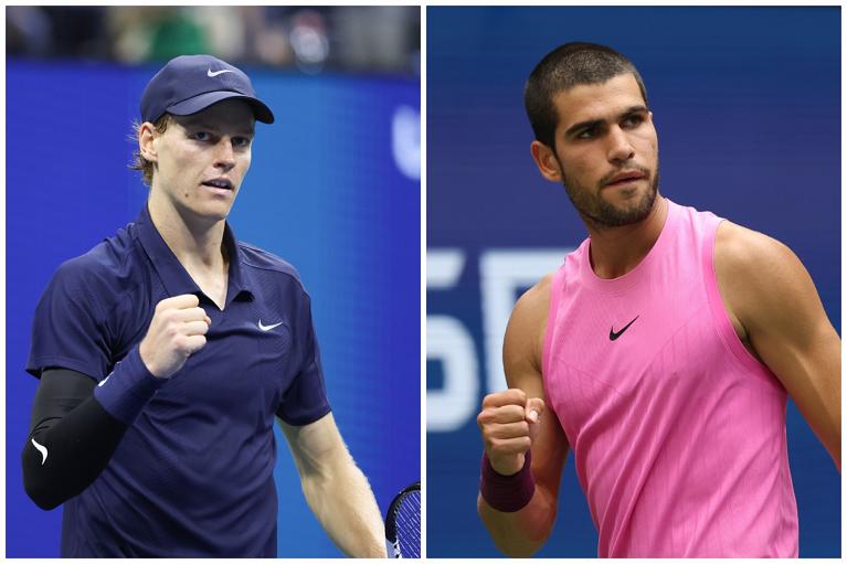 Sinner e Alcaraz, finalisti dello US Open 2025 (Getty Images)