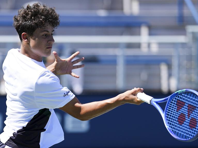 Michele Mecarelli in azione (foto USTA)