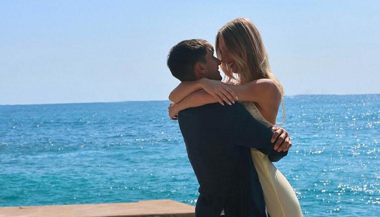 Matteo Arnaldi e la fidanzata Mia Savio (Foto Instagram)