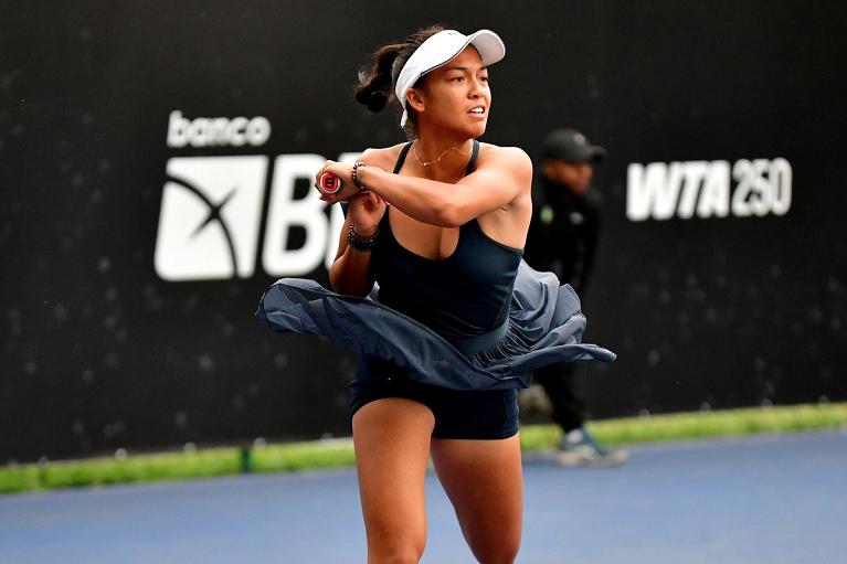 Tiantsoa Rakotomanga Rajaonah in azione (foto profilo X San Paolo Open)