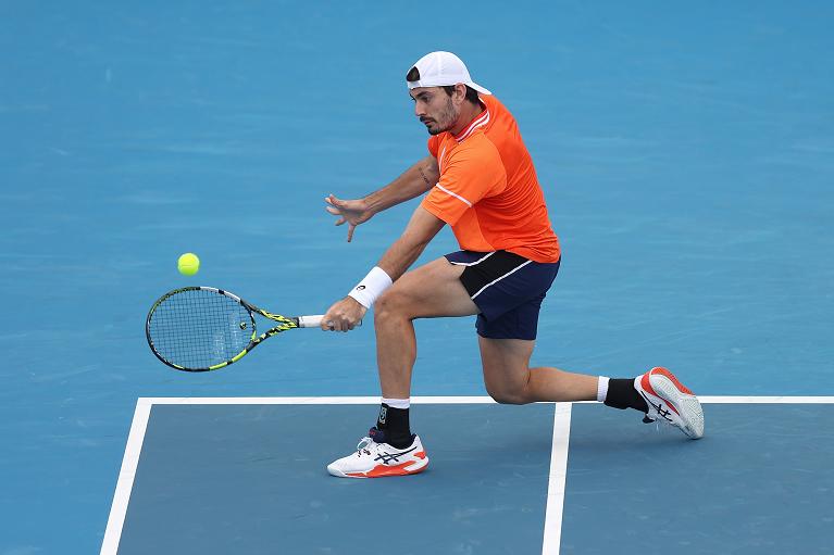 Giulio Zeppieri in azione (foto Getty Images)